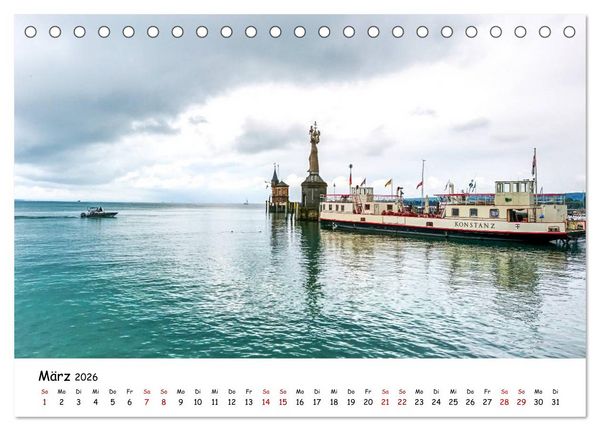 Produktbild: Konstanz - Juwel am Bodensee (Tischkalender 2026 DIN A5 quer), CALVENDO Monatskalender