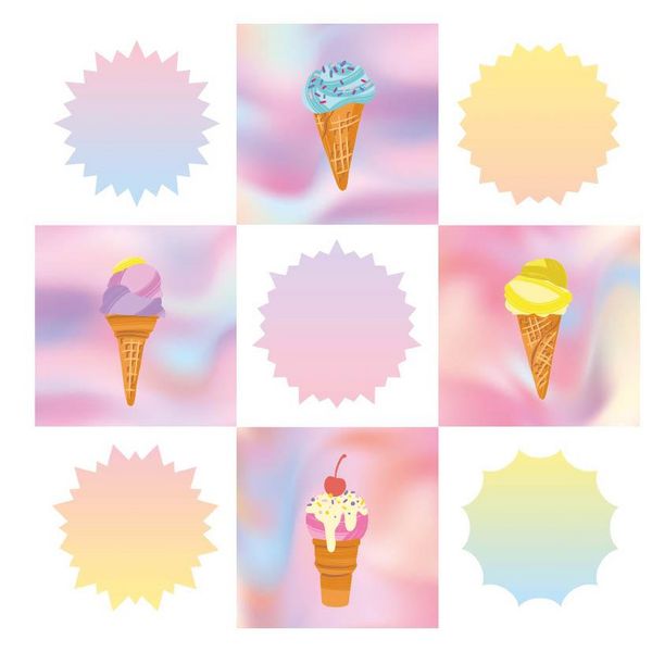 Produktbild: 333 Sticker &ndash; Pastell-Tr&auml;ume: Etiketten und Aufkleber mit beschreibbarer Oberfl&auml;che