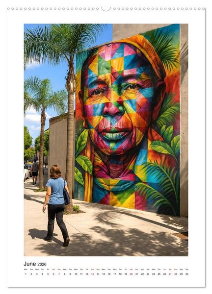 Produktbild: Facades tell Stories (Wall Calendar 2026 DIN A2 portrait), CALVENDO 12 Month Wall Calendar