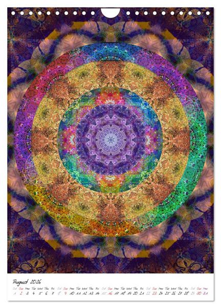 Produktbild: MANDALA COMPOSITIONS (Wall Calendar 2026 DIN A4 portrait), CALVENDO 12 Month Wall Calendar