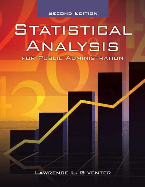 Produktbild: Giventer, L: Statistical Analysis for Public Administration
