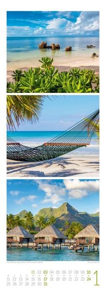 Produktbild: BeachTime Triplet-Kalender 2027 | Sonne, Sand & Meer