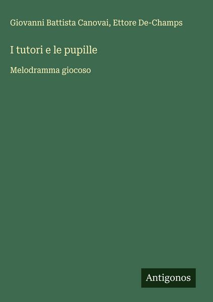 Produktbild: I tutori e le pupille