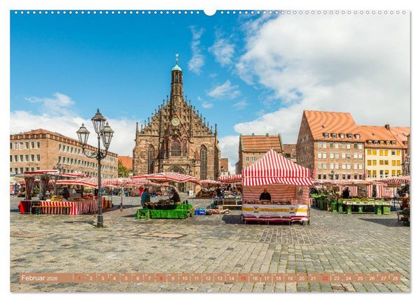 Produktbild: N&uuml;rnberg - Historische Altstadt (Wandkalender 2026 DIN A2 quer), CALVENDO Monatskalender