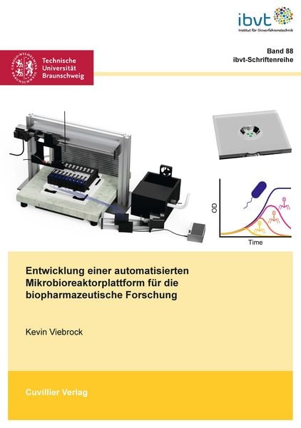 Produktbild: Entwicklung einer automatisierten Mikrobioreaktorplattform f&uuml;r die biopharmazeutische Forschung