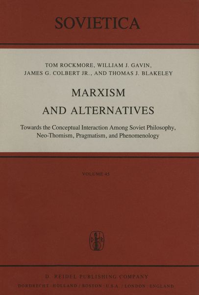 Produktbild: Marxism and Alternatives