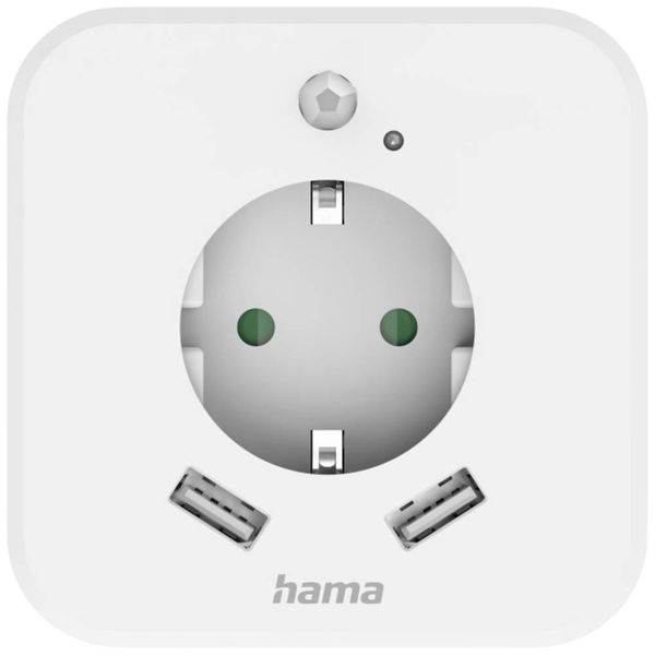 Produktbild: Hama 00223498 LED-Nachtlicht mit Bewegungsmelder LED Tageslichtwei&szlig; Wei&szlig;