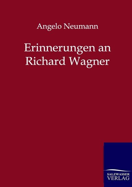 Produktbild: Erinnerungen an Richard Wagner