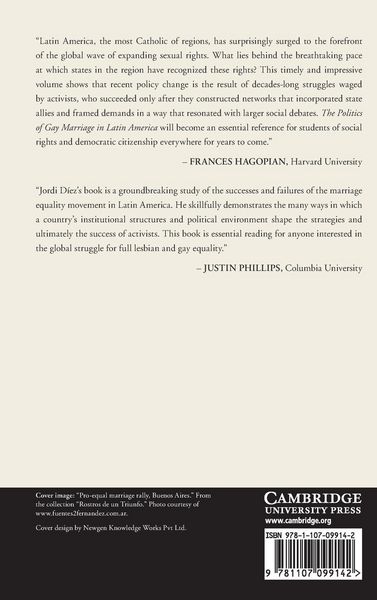 Produktbild: The Politics of Gay Marriage in Latin America