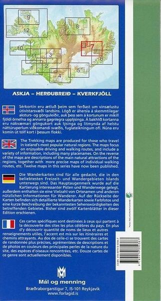 Produktbild: Island Serkort 07 Herdubreid - Askja 1 : 100 000