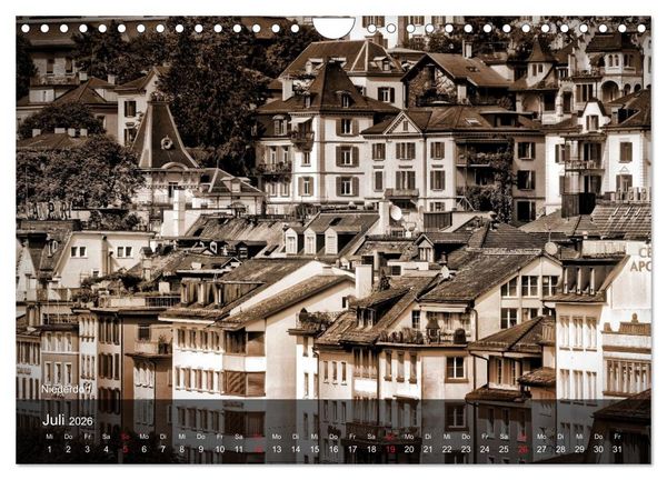 Produktbild: Gutes altes Z&uuml;rich (Wandkalender 2026 DIN A4 quer), CALVENDO Monatskalender