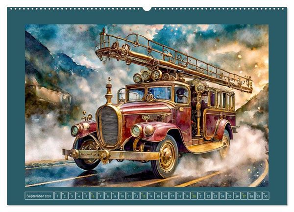 Produktbild: Mit Steampunk unterwegs (Wandkalender 2026 DIN A2 quer), CALVENDO Monatskalender