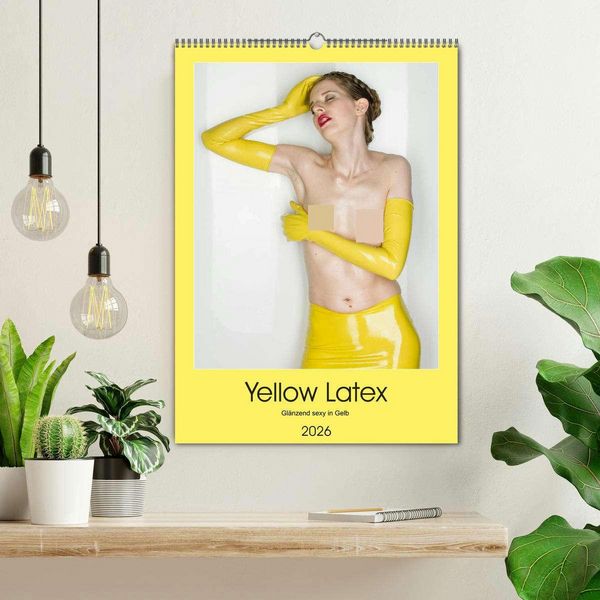 Produktbild: Yellow Latex (Wandkalender 2026 DIN A2 hoch), CALVENDO Monatskalender