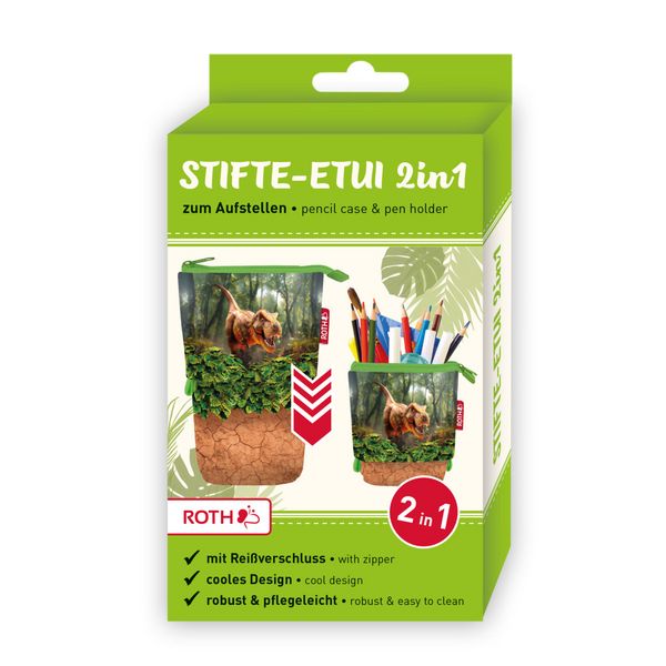 Produktbild: Stifte- Etui 2in1 T-Rex Welt