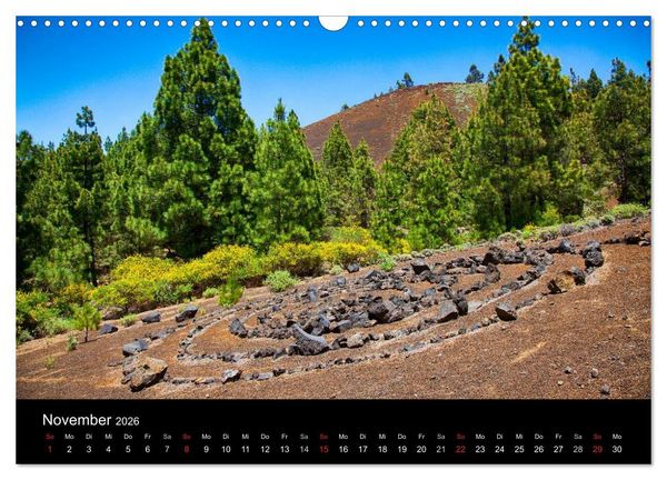 Produktbild: Naturblicke - La Palma (Wandkalender 2026 DIN A3 quer), CALVENDO Monatskalender