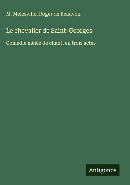 Produktbild: Le chevalier de Saint-Georges