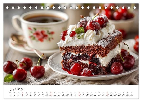Produktbild: Klassiker aus Omas K&uuml;che - Zw&ouml;lf Kuchen mit Nostalgie-Gef&uuml;hl (Tischkalender 2027 DIN A5 quer), CALVENDO Monatskalender