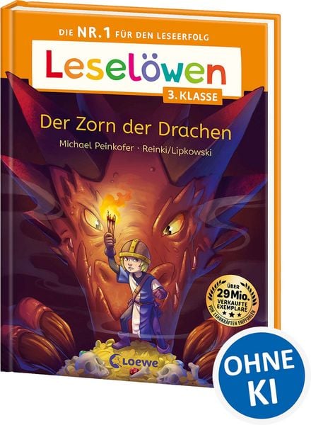 Produktbild: Lesel&ouml;wen 3. Klasse - Der Zorn der Drachen