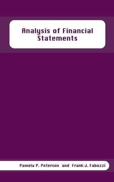 Produktbild: Analysis of Financial Statements