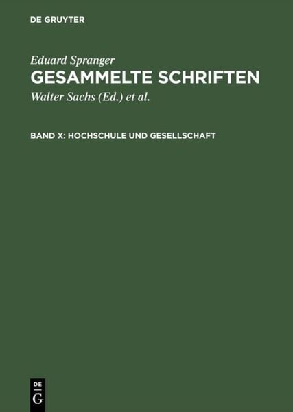 Produktbild: Hochschule und Gesellschaft
