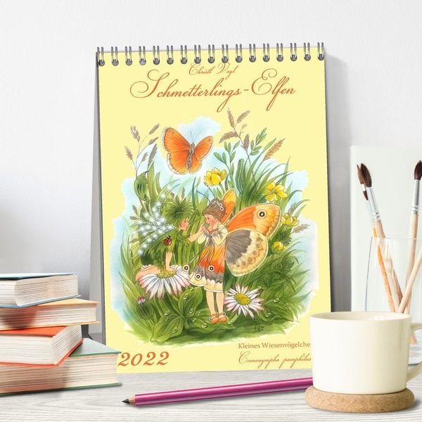 Produktbild: Schmetterlings-Elfen (Tischkalender 2026 DIN A5 hoch), CALVENDO Monatskalender