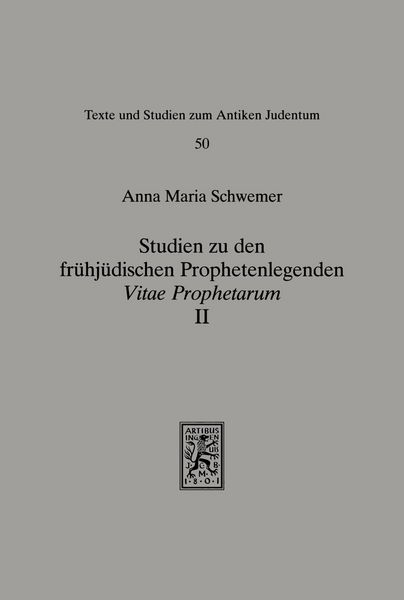 Produktbild: Studien zu den fr&uuml;hj&uuml;dischen Prophetenlegenden