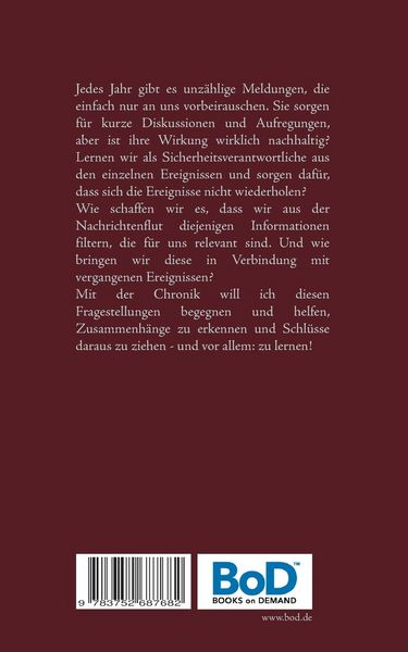 Produktbild: Mein kleines Jahrbuch der Sicherheitsbranche