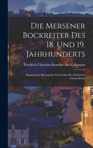 Produktbild: Die Mersener Bockreiter Des 18. Und 19. Jahrhunderts