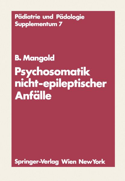 Produktbild: Psychosomatik nicht-epileptischer Anf&auml;lle
