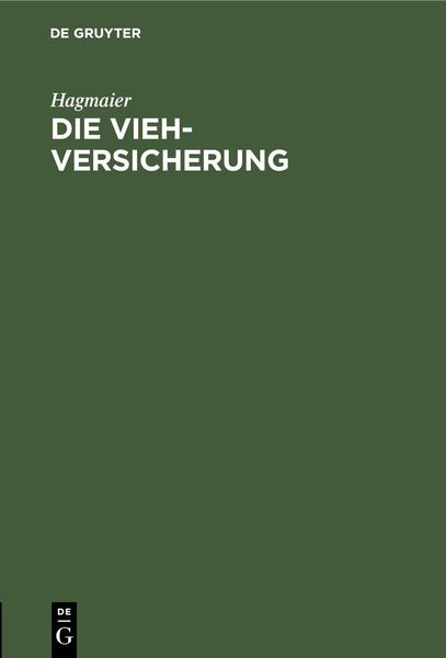 Produktbild: Die Vieh-Versicherung