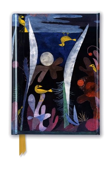 Produktbild: Premium Notizbuch DIN A6: Paul Klee, Landschaft mit gelben V&ouml;geln