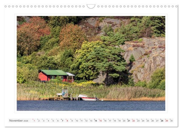 Produktbild: Bohusl&auml;n. K&auml;ring&ouml;n - Gullholmen - H&aring;ll&ouml; (Wandkalender 2026 DIN A3 quer), CALVENDO Monatskalender