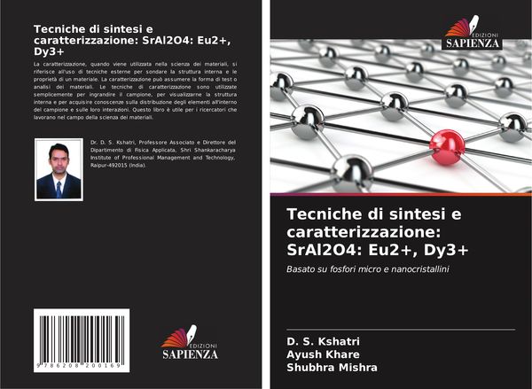 Produktbild: Tecniche di sintesi e caratterizzazione: SrAl2O4: Eu2+, Dy3+