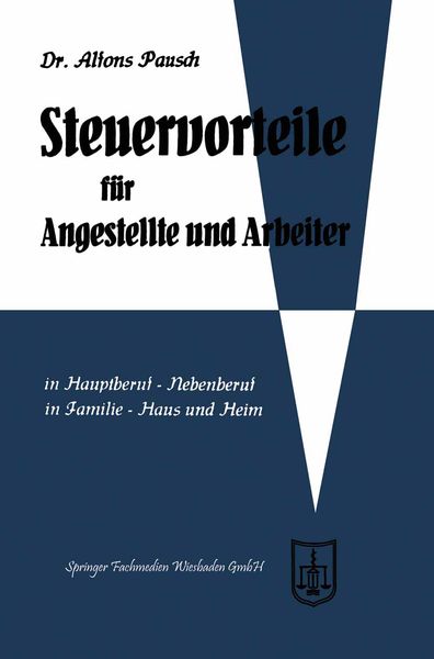 Produktbild: Steuervorteile f&uuml;r Angestellte und Arbeiter