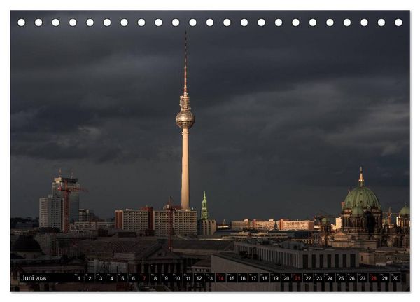Produktbild: Berlin - Faszination Hauptstadt (Tischkalender 2026 DIN A5 quer), CALVENDO Monatskalender