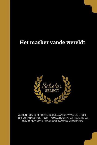 Produktbild: Het masker vande wereldt