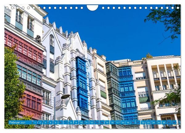 Produktbild: Buntes Bilbao (Wandkalender 2027 DIN A4 quer), CALVENDO Monatskalender