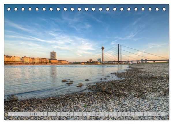 Produktbild: Wundersch&ouml;nes D&uuml;sseldorf (Tischkalender 2026 DIN A5 quer), CALVENDO Monatskalender