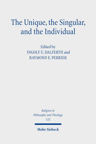 Produktbild: The Unique, the Singular, and the Individual