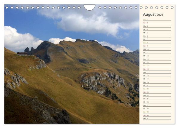 Produktbild: Weltnaturerbe DOLOMITEN (Wandkalender 2026 DIN A4 quer), CALVENDO Monatskalender