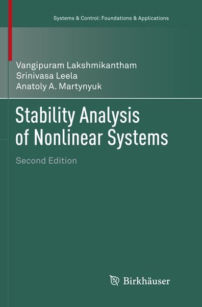 Produktbild: Stability Analysis of Nonlinear Systems