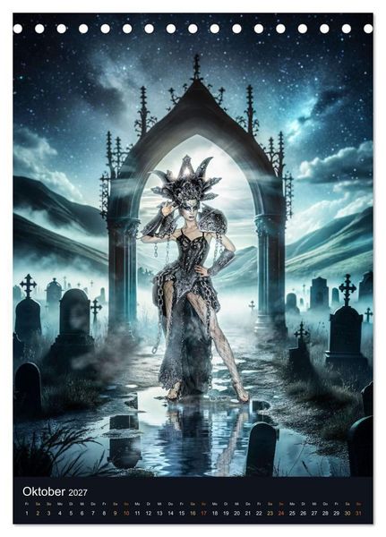 Produktbild: Bodypainting Adventures (Tischkalender 2027 DIN A5 hoch), CALVENDO Monatskalender