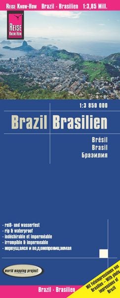 Produktbild: Reise Know-How Landkarte Brasilien / Brazil (1:3.850.000)