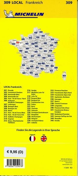 Produktbild: Michelin Bretagne Ost