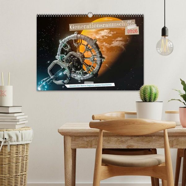 Produktbild: Generationsraumschiffe (Wandkalender 2026 DIN A3 quer), CALVENDO Monatskalender