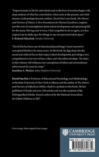 Produktbild: The Nature and Nurture of Talent