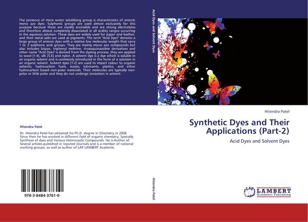 Produktbild: Synthetic Dyes and Their Applications (Part-2)