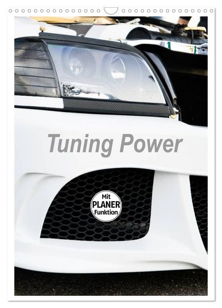 Produktbild: Tuning Power Planer (Wandkalender 2026 DIN A3 hoch), CALVENDO Monatskalender