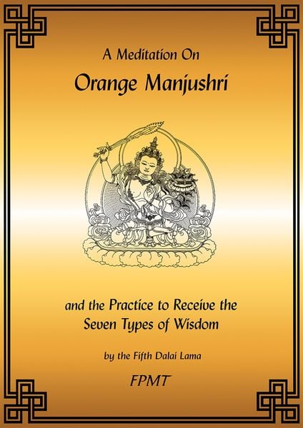 Produktbild: A Meditation on Orange Manjushri eBook