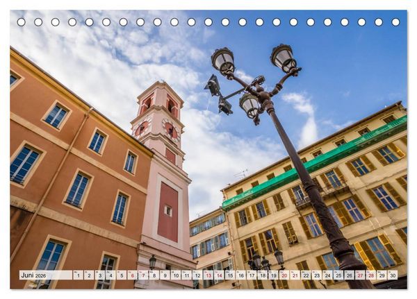 Produktbild: NIZZA Idyllische Impressionen (Tischkalender 2026 DIN A5 quer), CALVENDO Monatskalender